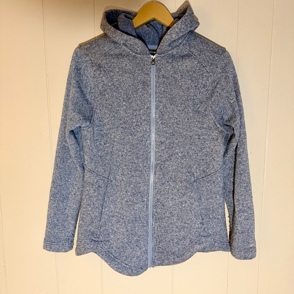 Eddie Bauer blue full-zip hoodie sweatshirt women’s medium